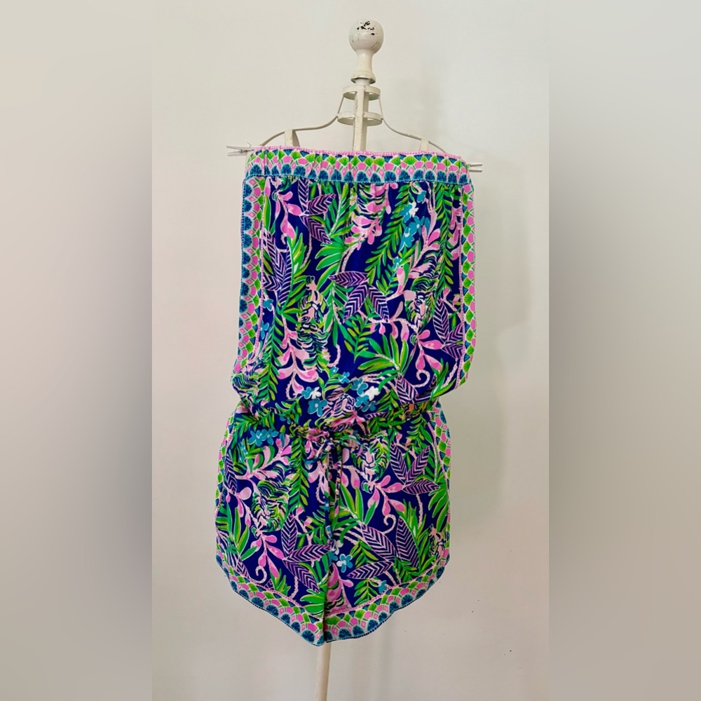 Lilly Pulitzer Tropical Print Romper